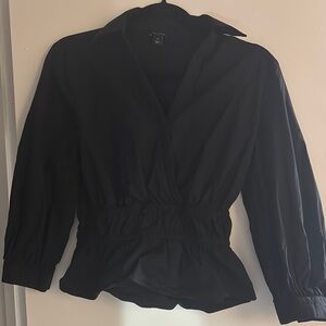 Ann Taylor Classic Black Blouse